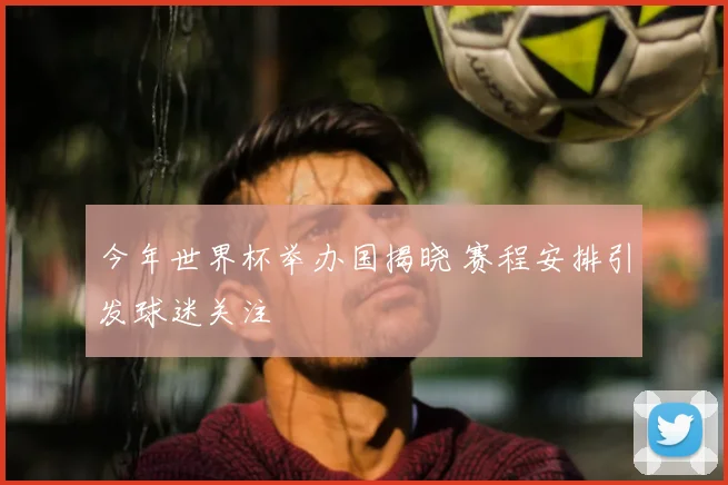 今年世界杯举办国揭晓 赛程安排引发球迷关注